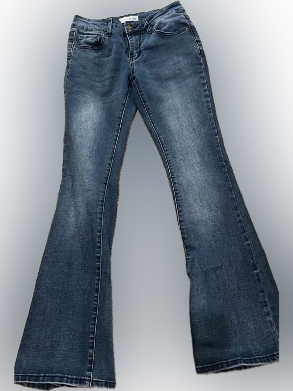 Love SOHO Dark Blue Flare Jeans - Classic Stretch Denim
